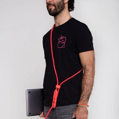 Neon Coral | FlexiWalk Leash
