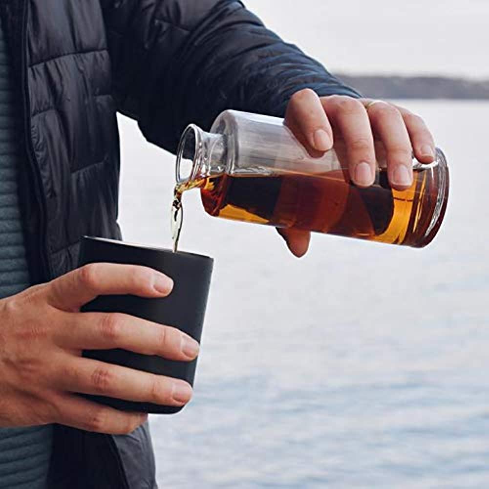 Double Insulated Premium Travel Decanter - Stainless Steel, Modern Design | Keep Wine Perfectly Temperature for Hours