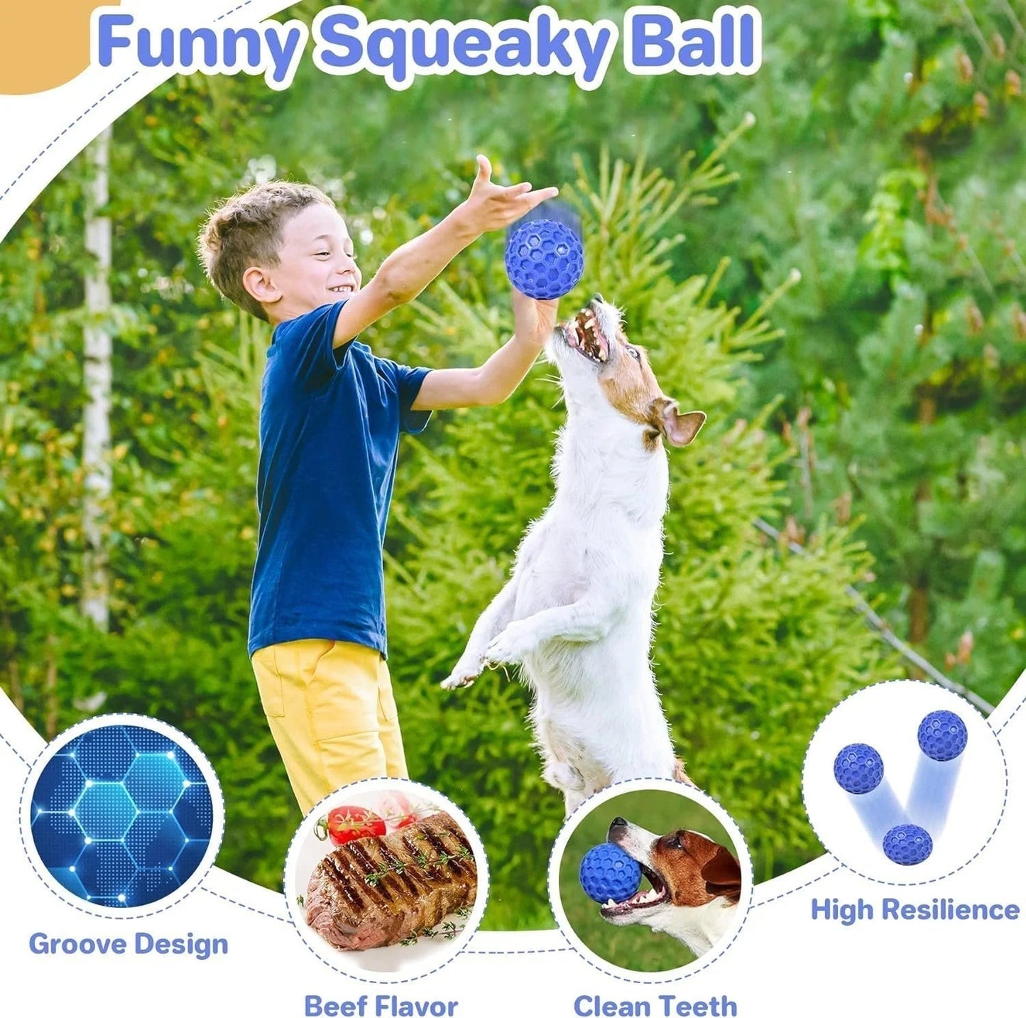 Durable Chew Toy, Cleans Teeth, For Aggressive Large Dogs, Waterproof