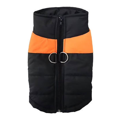 Waterproof Dog Winter Jacket – Warm Padded Coat with Zipper