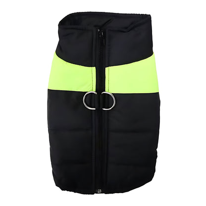 Waterproof Winter Dog Jacket – Padded Zipper Coat