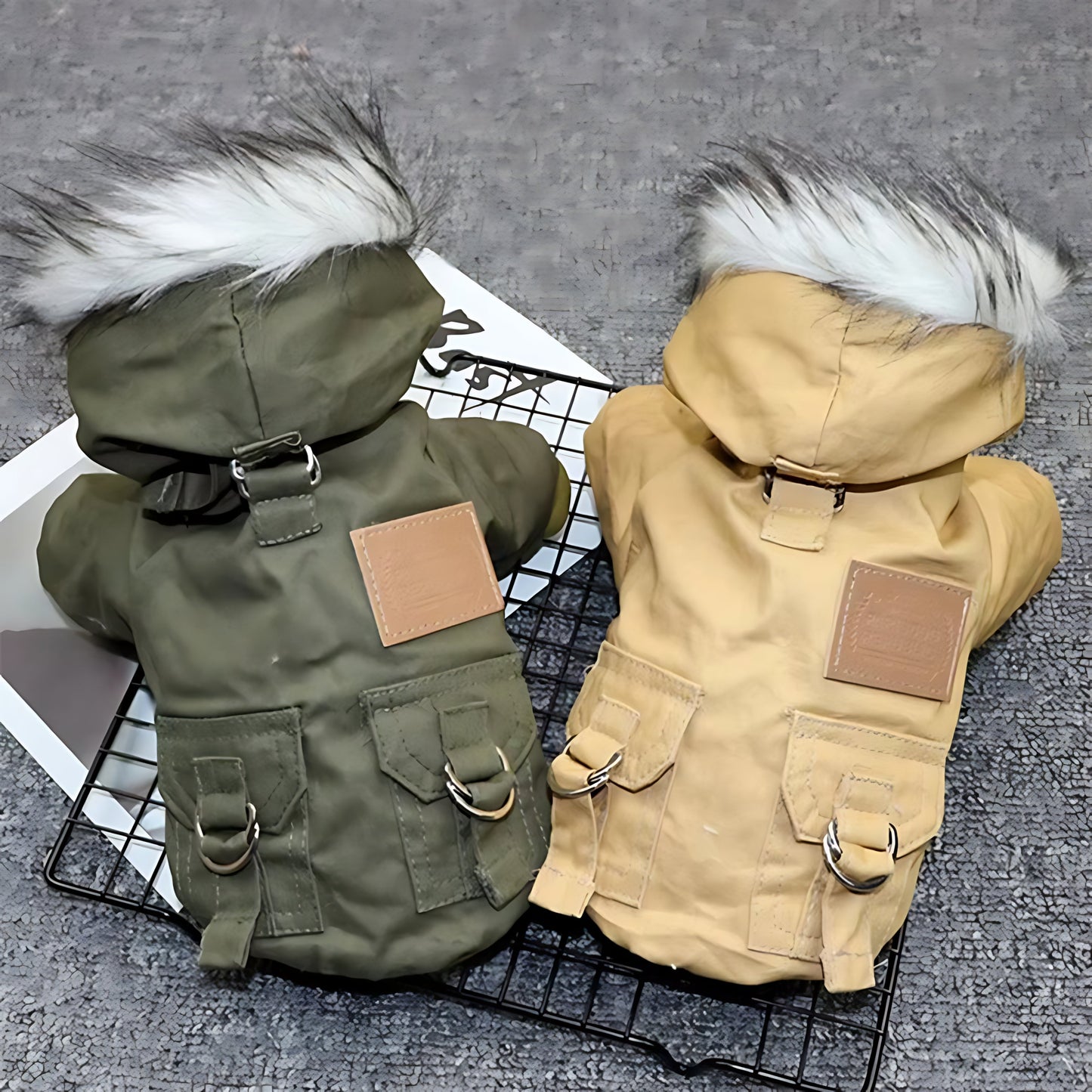 Winter Dog Hoodie Coat – Soft Warm Jacket for Small & Medium Dogs