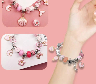 DIY Pandora Mermaid Theme Charm Bracelet - Blind box blind box - Perfect for a special occasion gift