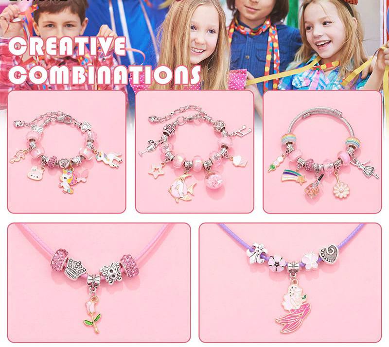 DIY Pandora Mermaid Theme Charm Bracelet - Blind box blind box - Perfect for a special occasion gift