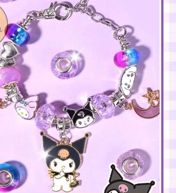 DIY Pandora charm bracelet Kuromi theme - Blind box blind box - Bracelet for girls Cute Charm kurrumi melody - Kuromi charm