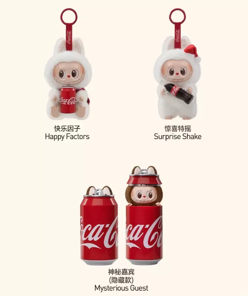 Labubu Coca-Cola Series - Vinyl Face Plush Figure - Hot Toy ( Limited Edition)