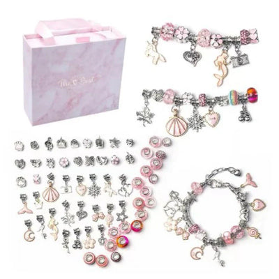 DIY Pandora Mermaid Theme Charm Bracelet - Blind box blind box - Perfect for a special occasion gift