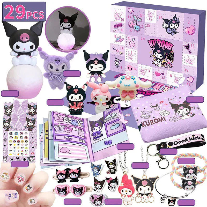 Kuromi Surprise Gift Box 29 Pieces Beautifully Designed Luxury Models For Your Baby Kuromi
