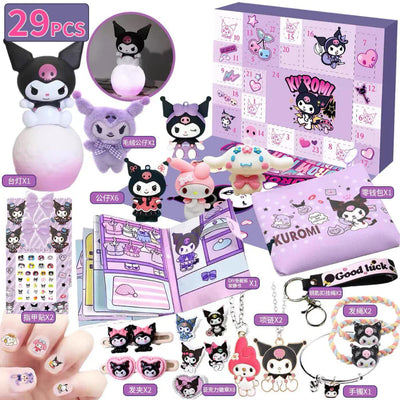 Kuromi Surprise Gift Box 29 Pieces Beautifully Designed Luxury Models For Your Baby Kuromi